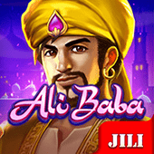 Ali Baba cover art showing a desert treasure theme