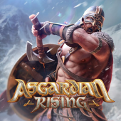 Asgardian Rising cover art showing norse mythology symbols