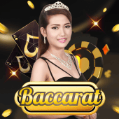 Baccarat cover art showing two face cards and chips