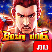 Boxing King cover art showing a champion boxer silhouette