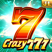 Crazy777 slot cover art showing a triple seven symbol