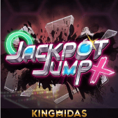 Jackpot Jump cover art showing a jumping jackpot coin