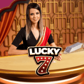 Lucky 7 live table cover art showing a lucky seven card