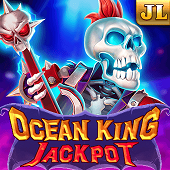 Ocean King Jackpot cover art showing a crown wearing fish king