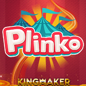Plinko cover art showing a peg board with a dropping ball