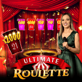 Ultimate Roulette cover art showing a spinning roulette wheel